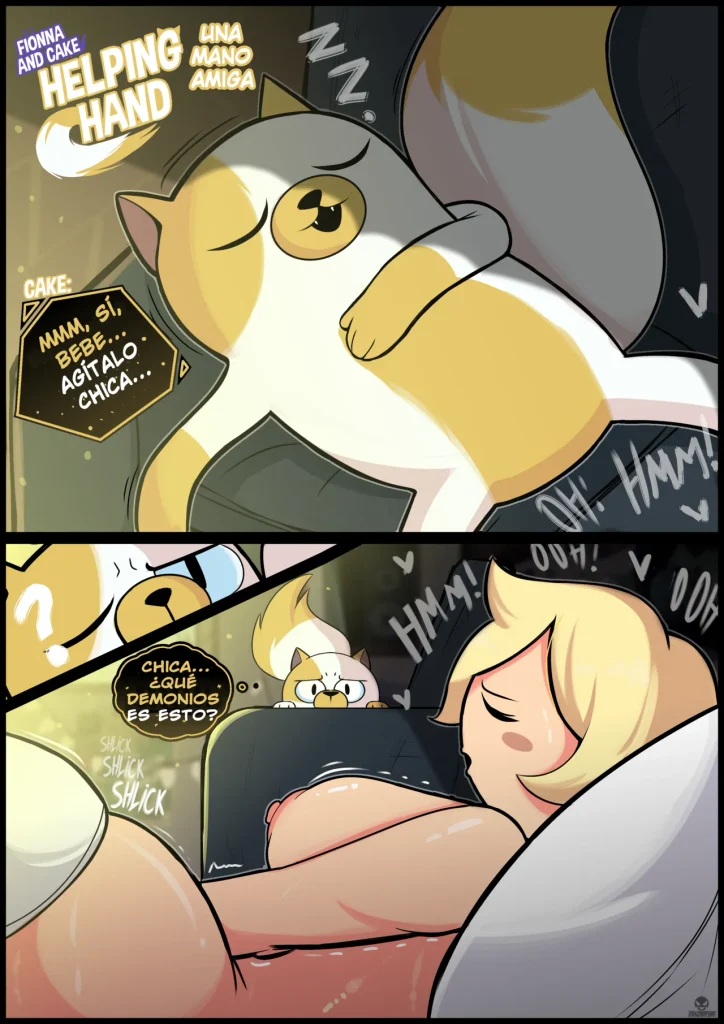 fionna and cake in helping hand lordfink 01